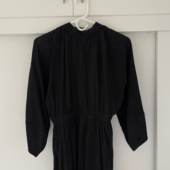 Apiece Apart Black Cut Out Aurora Dress - Picture 8 of 10